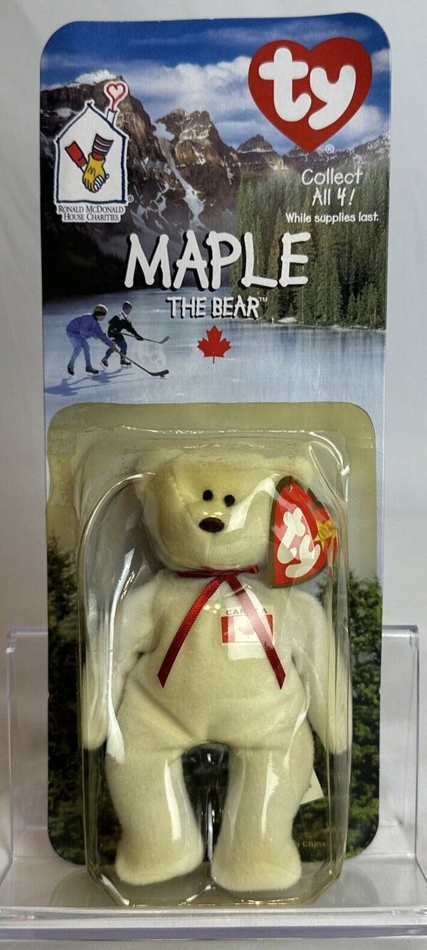 Mcdonalds Ty Teenie Beanie Baby Maple 1999 with Errors 1993 OAKBROOK